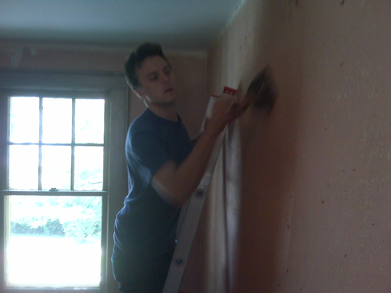 On Saturday, I did some cleanin...